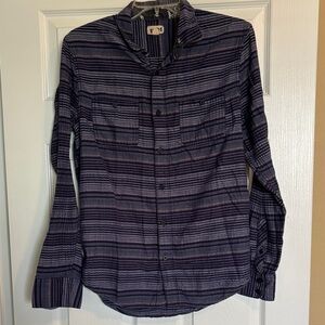 1901 men’s blue long sleeve button down shirt size medium